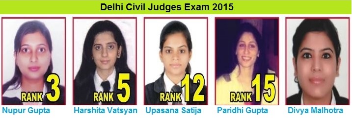 Delhi Civil Judges Exam 2015