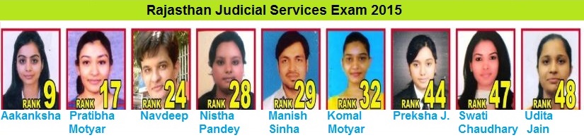 Rajasthan Judicial Services Exam 2015