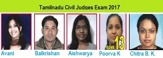 Tamil Nadu Civil Judges Exam 2017